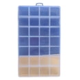 thumbnail image 1 of Organizer Clear Plastic Storage Box 28 Grids ABS Transparent Small Item Organizer Box for Jewelry Hair Ties, 1 of 8