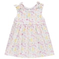 thumbnail image 3 of Cudlie Baby Girls’ 2-Pack Cotton Dresses – Charming and Adorable Prints, Sizes 0-3M to 24M, 3 of 7