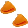 thumbnail image 1 of Clip de mano de aislamiento térmico Accesorios de cocina Clip de mano de silicona antiescaldado 2 Naranja, 1 of 5