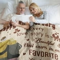 thumbnail image 5 of Gift for 30th Wedding Anniversary,30th Pearl Wedding Happy Anniversary Couple Gifts for Wife Husband Dad Mom Him Her Anniversary Decorations Blanket 50"x60", 5 of 5