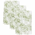 thumbnail image 2 of Watercolor Forest Sage Green Kitchen Towels Set of 3, Abstract Art Modern Trees Absorbent Dish Towels for Kitchen, Microfiber Hand Towel, Quick Drying Tea Towel for Cleaning Decorative Dishcloths, 2 of 7
