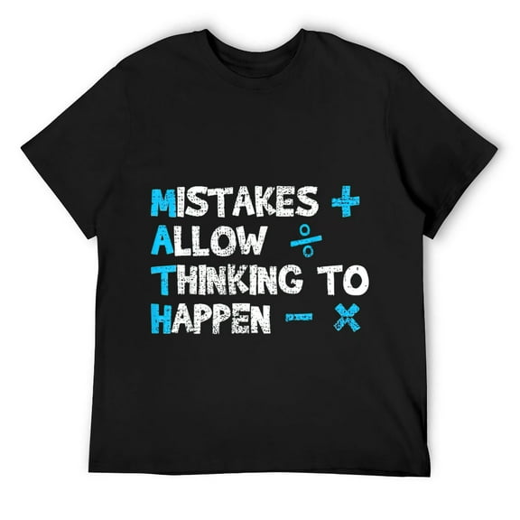 Mens Vintage Math Teacher Funny Saying Gift T-Shirt Black