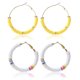 thumbnail image 1 of Pendientes para mujer con cuentas de disco arcoíris, pendientes de playa de verano para niñas, regalos de fiesta de vacaciones, 2 pares, 1 of 5