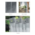 thumbnail image 3 of Étui pack Moderne simple Imperméable Couleur Unie Trilon transparent Perforé Résistant aux UV Tissu Rideau, 3 of 8