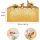 thumbnail image 3 of 128pcs Hawaiian Tropical Party Decorations Set - Table Skirts, Palm Leaves, Flowers, Flamingo Banner, 3 of 5