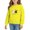 Yellow, variant on Generic Girls Sweatshirts Kids Long Sleeve Tops Cute Crewneck Oversized Hoodless Autumn Casual Top 2t Winter Clothes
