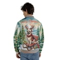 thumbnail image 5 of Merry Christmas Santa Reindeer Antlers German Shepherd Sleigh Xmas Winter Holiday All Over Print 3D Baseball Jacket Alsatian Dog Lover Gifts Bomber Jacket Softball - 00023, 5 of 6