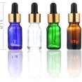 thumbnail image 2 of H&D Empty Refillable Dark Glass Essential Oil Bottle Packing Bottle Aftershave for Travel Set 4, 2 of 8