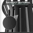 thumbnail image 7 of Gaonala Outdoor Metal Slatted Trash Can 30 - 52 Gallon Commercial Grade with Removable Inner Bin Waste Receptacle in Park School Beach Patio(Black), 7 of 7