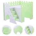 thumbnail image 2 of Guinea Pig Hideout House with Ramp Small Animal Maze Hut Habitat Accessories for Hamster, 2 of 5