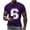 Purple, variant on UQJfacai Mens Graphic Tees Fashion Number Print Short Sleeve Crewneck T-Shirts Summer Casual Stretch Basic Shirts Tops S-3XL