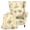 Daisy Polka Dot Print, variant on Pzuqiu Mushroom Forest Design Wingback Chair Cover, Removable Wingback Chair Covers with Wear Guard, 2-Piece Soft Seat Shield