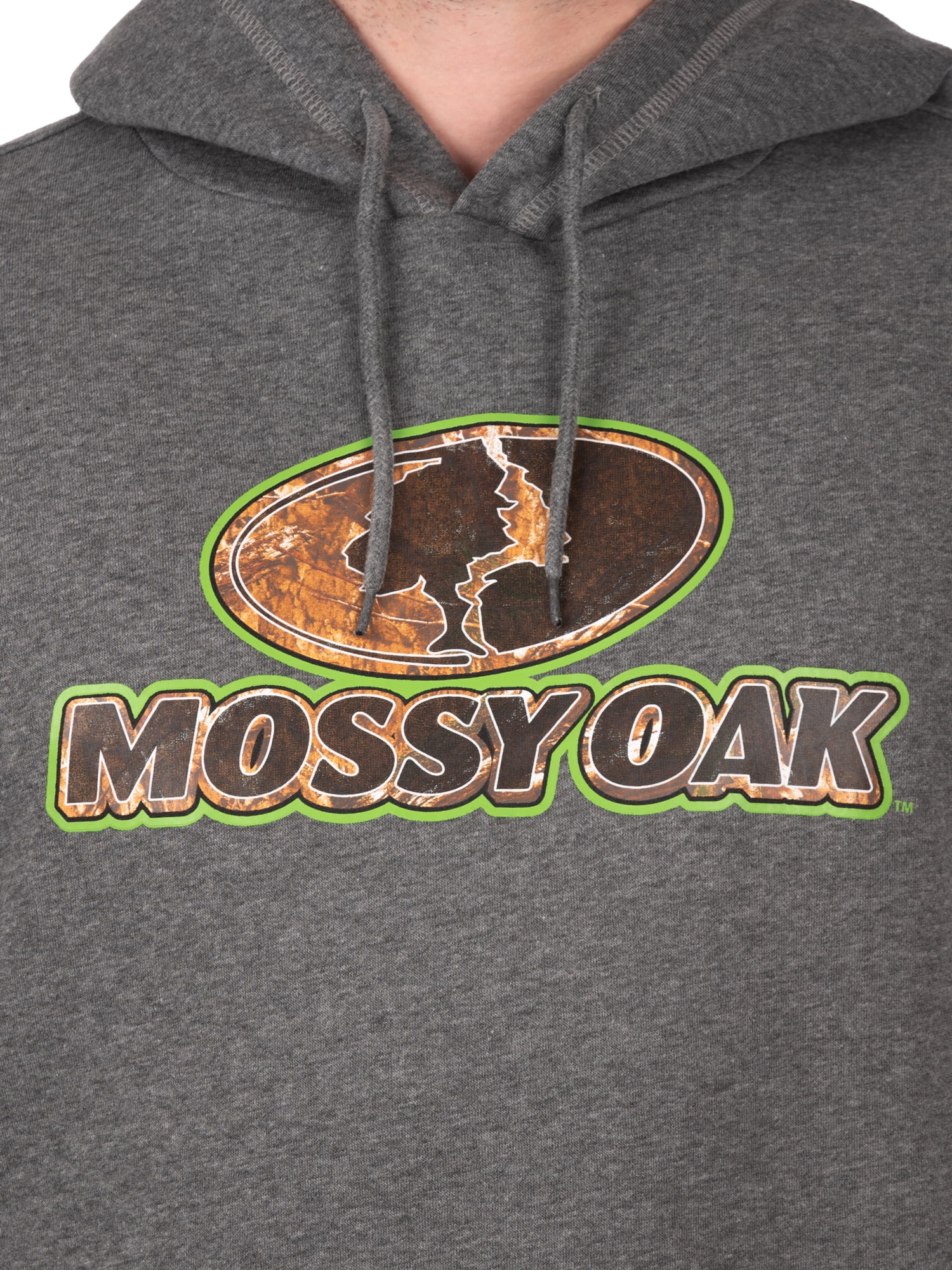 Mossy Oak Charcoal Knockout V2 Men Graphic Hoodie, L
