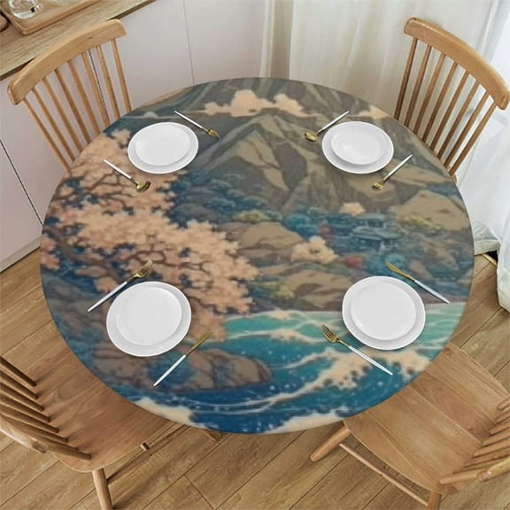 Round Fitted Tablecloth