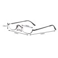 thumbnail image 4 of Lentes de Lectura DBEFTLI Media Montura Media Luna 2.00 2 Piezas, 4 of 7