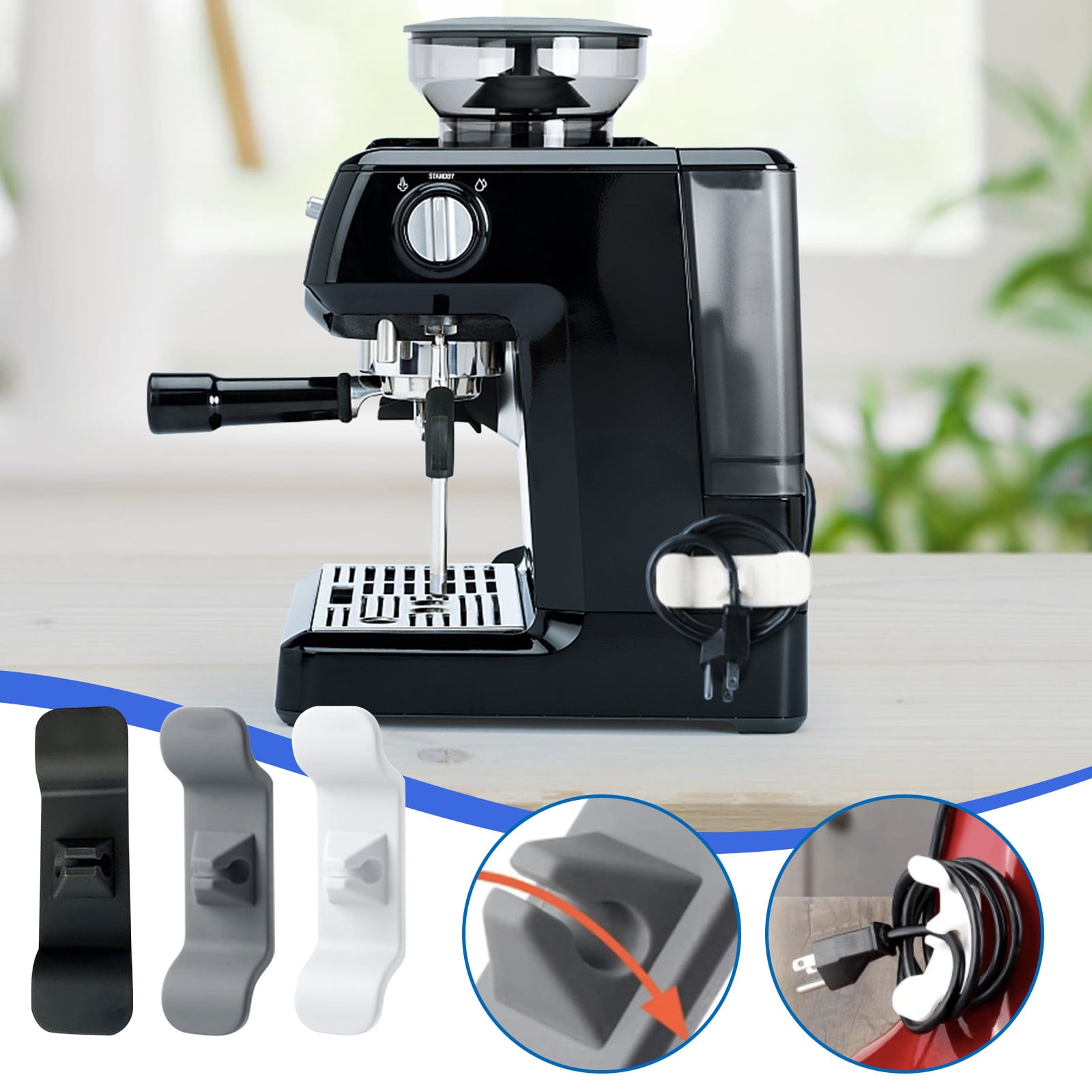 Kuluzego Appliance Cord Organizer, Cord Holder, Small Appliance Storage