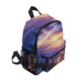 thumbnail image 2 of FORMRS School Backpack with Front Zippered Pocket 12" Student Travel Daypack, Beautiful Mountain, 2 of 6