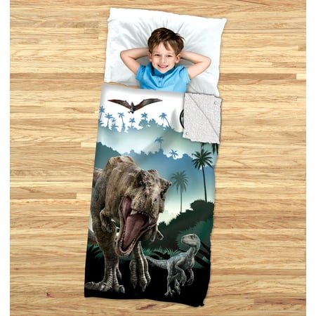 Jurassic World Kids 2-in-1 Slumber Bag and Cozy Cover