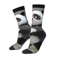 thumbnail image 1 of Balery Cartoon Pandas Basketball Calcetas Largas con Estampado para Hombre y Mujer – Suaves y Transpirables, Talla Única (US 5-11), 1 of 6