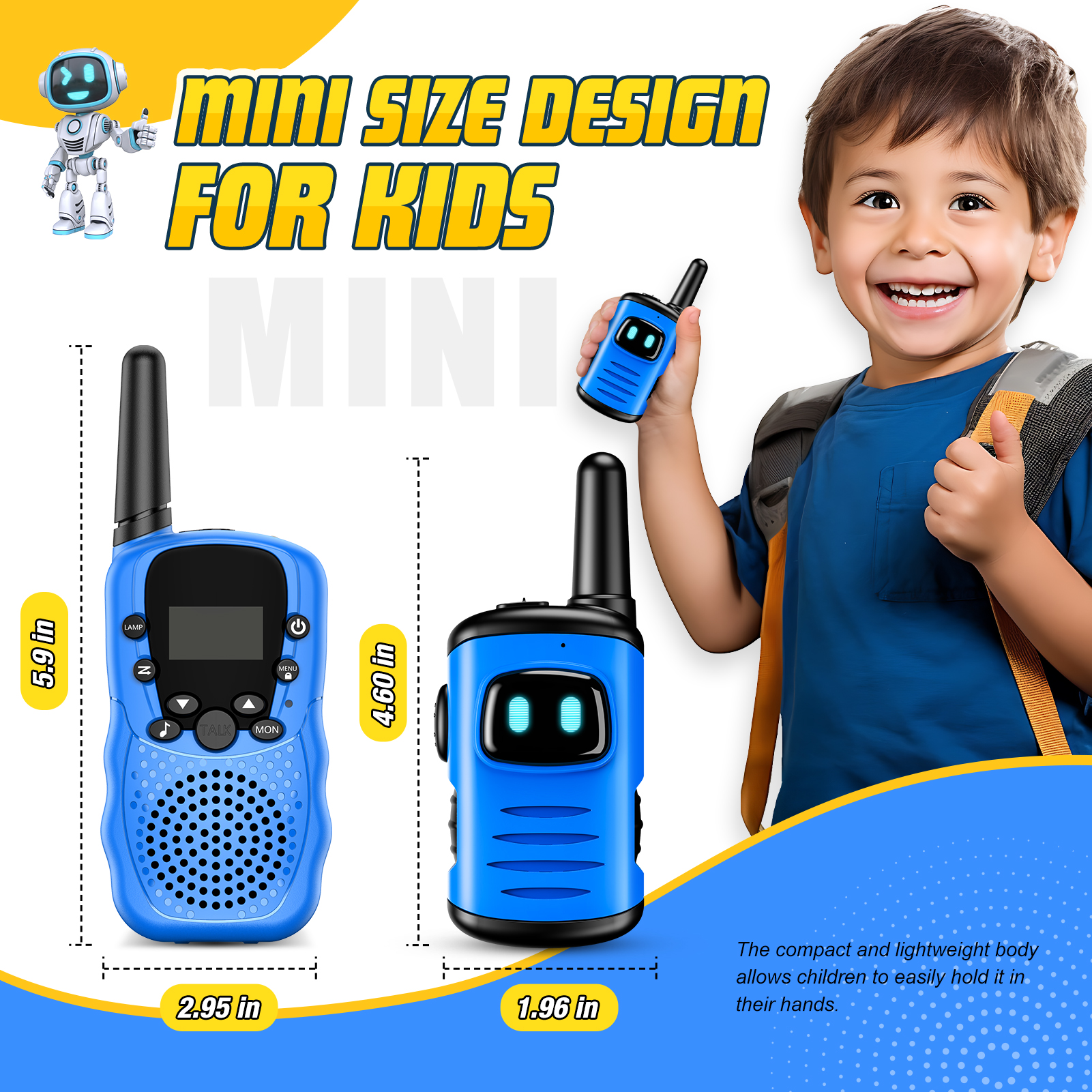 ATOPDREAM Robot Walkie Talkies for Kids photo 2
