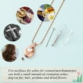 thumbnail image 6 of Infinity Urn Necklace for Human / Pet Ashes Necklace With Heart Birthstone Cremation Necklace Stainless Steel Memorial Ash Jewelry for Women, 6 of 9