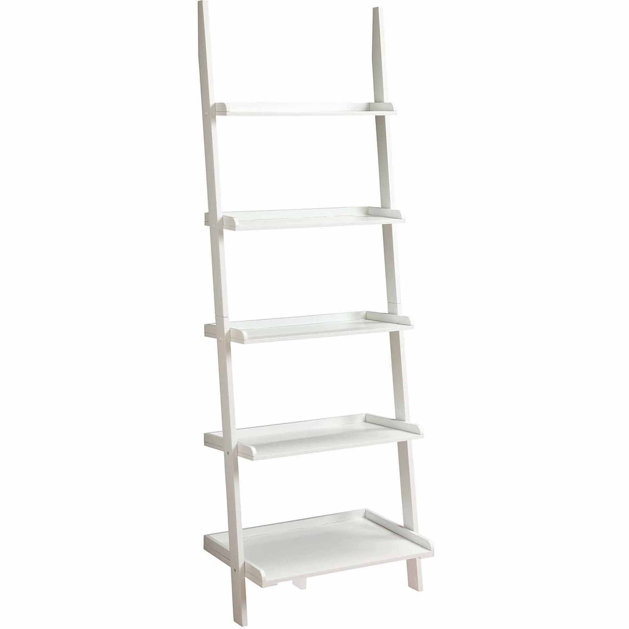 Convenience Concepts French Country Bookshelf Ladder, White