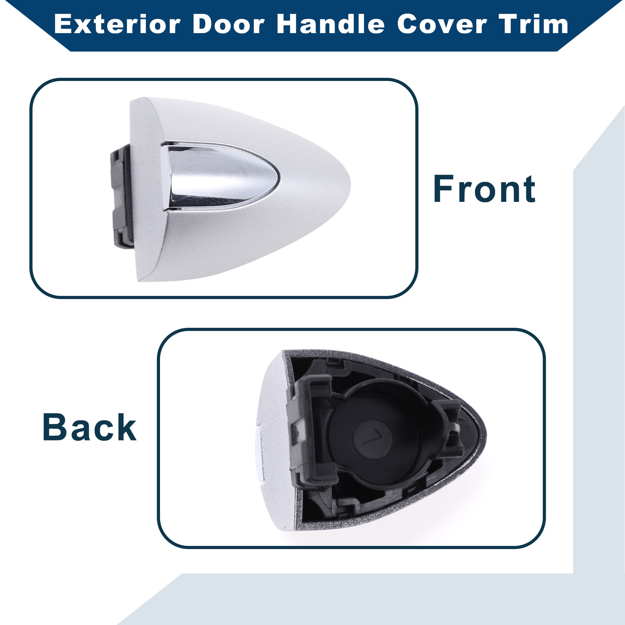 Unique Bargains Front Right Exterior Door Handle Cover for Buick LaCrosse 2017-2019