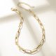 thumbnail image 4 of Pulsera de Perlas Pequeñas Brillar Chapadas en Oro Hecha a Mano Mujer, 4 of 5