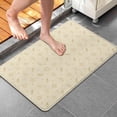 thumbnail image 4 of Beige Celestial Pattern Bathroom Rugs Mat,Non Slip Microfiber Bathroom Rug,Rubber Backing,Soft Bathroom Mats for Bathroom Floor,Tub and Shower,20x32in(50x80cm), 4 of 5