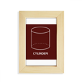 thumbnail image 1 of Mathematical Geometric Space Cylinder Desktop Display Photo Frame Picture Art Painting 5x7 inch, 1 of 3