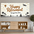 thumbnail image 6 of Tropical Theme Happy Retirement Beach Banner Palm Trees Travel for Retirement Party Celebration Vacation, 6 of 8