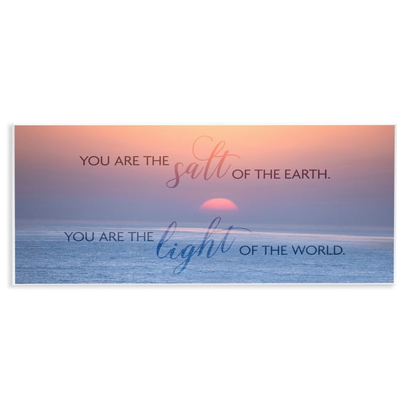 Stupell Industries Coastal Light Of The World Wall Plaque Art, 17 x 7, by Kathy Mansfield