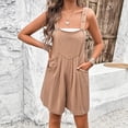 thumbnail image 4 of Valcatch Jumpsuits for Women 2024 Casual Summer Shorts Overalls Button Up Comfy Rompers Sleeveless Jumpers with Pockets, 4 of 9