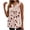 Z2-Pink Tank Tops, variant on Womens V Neck Hollow Out Sleeveless Vest, Tropical Banana Leaf Print Eyelet Cutout Tank Top, Boho Beach Casual Summer Blouse