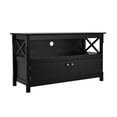 thumbnail image 3 of Resenkos Entertainment Centers,TV Stands,44 Inch Wooden Storage Cabinet TV Stand-Black, 3 of 8