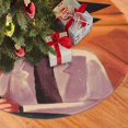 thumbnail image 2 of Falda para árbol de Navidad de Rick y Morty, suave y divertida, decoración navideña de granja con cuello para árbol de Navidad de 36", 2 of 4