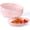 Confetti pink, variant on Melamine Bowls Set, 9" Large Pasta Bowl Salad Bowl, Set of 6, Lightweight Unbreakable Shallow Dinner Bowl Set, Large Capacity Serving Bowls for Kitchen, Confetti design