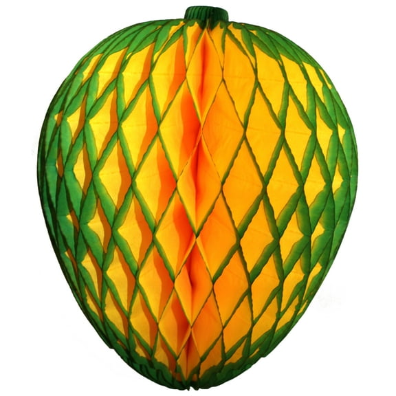 3-pack Devra Party 14 Inch Large Honeycomb Tissue Paper Green Mango Decoration