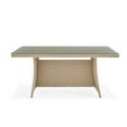 thumbnail image 3 of Alaterre Canaan Outdoor Resin Wicker Cocktail Table, Beige, 3 of 6