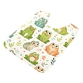 thumbnail image 2 of Toilet Rug U-Shaped Bathroom Rugs Non-Slip Soft Plush Machine Washable Contour Bath Mat Cute Frogs with Leaf 24x20, 2 of 9