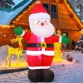 thumbnail image 4 of Papá Noel inflable Goosh de Navidad de 1,5 m con LED para exteriores, 4 of 6