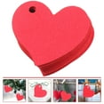 thumbnail image 3 of 4 PCS Valentine's Day Heart Tags Gift Labels Romantic Decor Stickers Wrapping Paper Red, 3 of 8