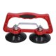 thumbnail image 5 of 2Pcs Suction Cup Lifter Heavy Duty Dual Cups Portable Glass Holder Puller with Handle 35kg Load, 5 of 5