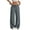 #04 Dark Gray 【Mix & Match: Stock Up on Your Favorite Colors】, variant on Women's Cotton Blend Casual Solid Color Pocket Pants, Elastic Waist Straight Leg Flattering Fit, Soft Fabric Breathable Summer Daily, For Work Office Shopping | TruBelle,Wine 3XL