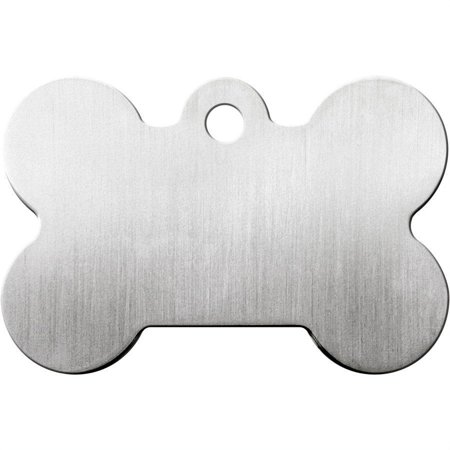 UPC: 0736511462135 | Medium Bone Shape Dog Tag with Plated Brass