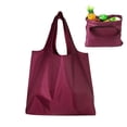 thumbnail image 4 of Shoreew 2Pcs Foldable Shopping Bag Large Capacity 25kg Load-capacity Solid Color Multipurpose Reusable Grocery Bag Holder Tote Bags, 4 of 7