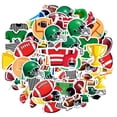 thumbnail image 2 of 35pcs-50pcs Sports Stickers Football Kids Stickers  Helmet Stationery Stickers for Laptops Suitcase Fridge, 2 of 9