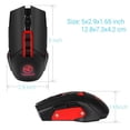 thumbnail image 3 of Mouse Gamer Zerodate Inalámbrico 4800 DPI 7 Botones -Negro, 3 of 4