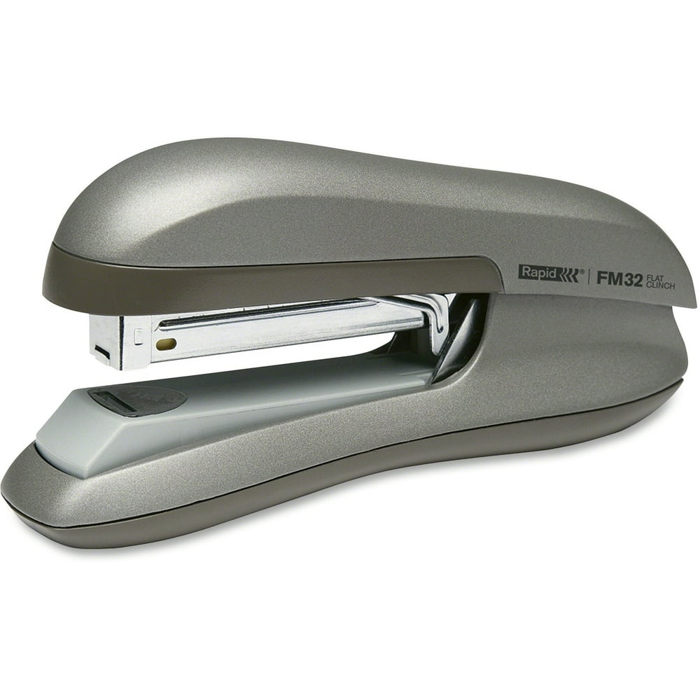 Rapid, RPD76070, FM32 Flat Clinch Stapler, 1 Each, Titanium Walmart