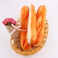 thumbnail image 2 of Sensory Squeeze Toys, Relaxation Relief Items Squeeze, Baguette Squeeze, 18X3 In, Slow Rising, Pressure Release, 1 Pc, Two Tone, Desk Placement, 2 of 4